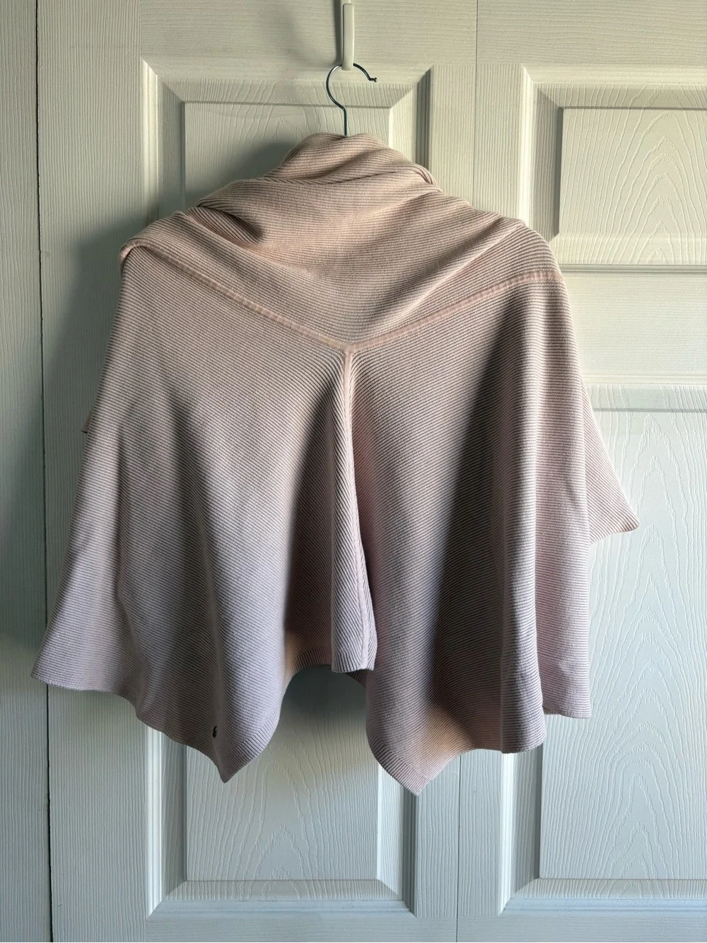 Lululemon Exaltation Wrap Cardigan Ballet Pink Gray OS Yoga Silk Cotton Blend - Picture 5 of 5